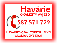 Havárie vody a kanalizace - horká linka